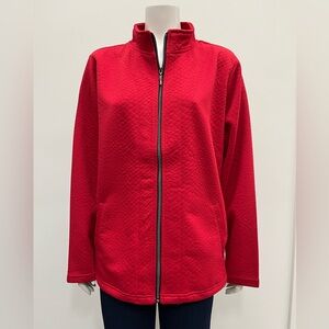 Women's Red Quilted Jacket